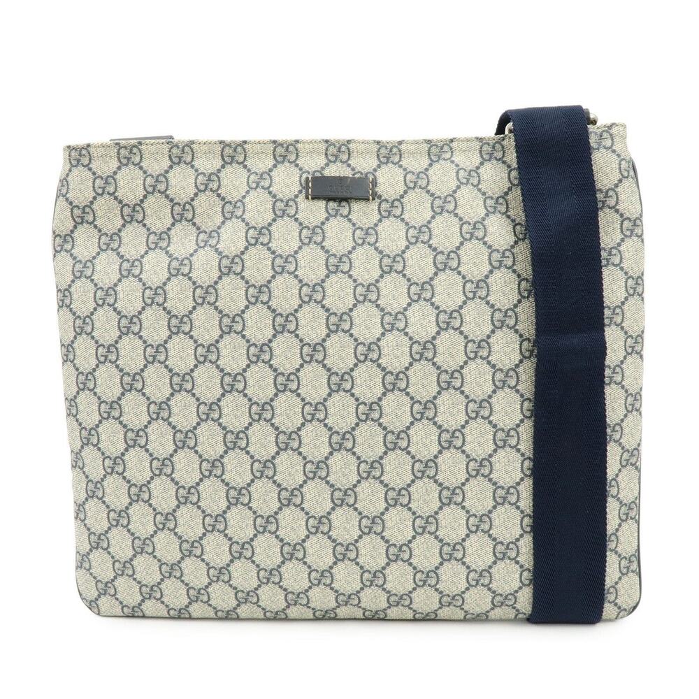 Gucci GG Supreme Crossbody Bag Gray